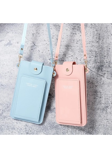 Kırmızı Stil Geestock Cüzdan Kadın Dokunmatik Ekran Omuzdan Askili Çanta Büyük Kapasiteli Cep Telefonu El Çantası Bayan Çanta Kart Tutucu Crossbody Çanta (Yurt Dışından) indirimleri