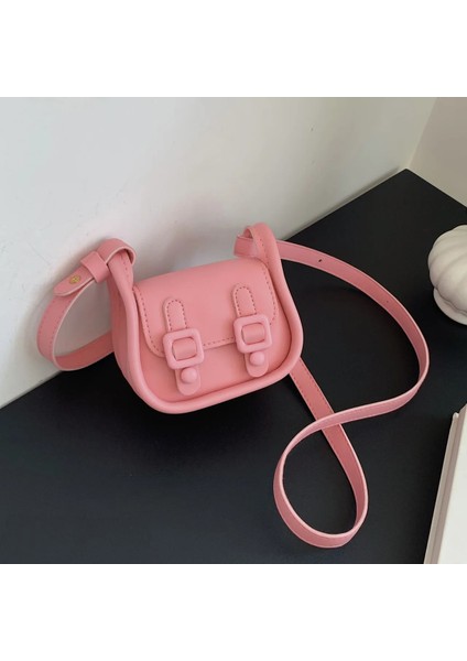 Pembe Tarzı Mini Eyer Çanta Kadın Için Crossbody Taşınabilir Ruj Tote Çanta Kadın Omuzdan Askili Çanta Küçük Kare Bayan Çanta Сумка Женская (Yurt Dışından)