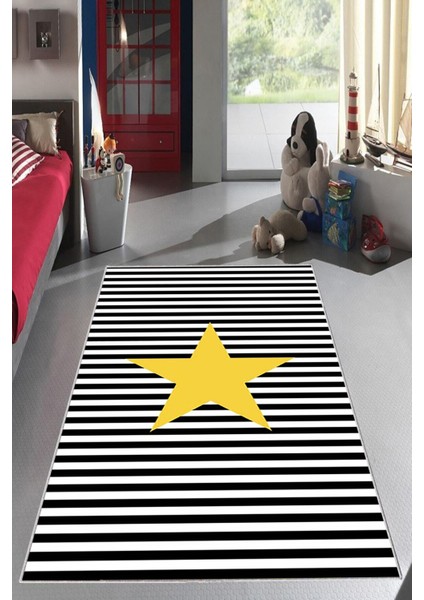 Desenli Renkli Dijital Baskı Yıkanabilir Kaymaz Taban Modern Çocuk Halısı ve Yolluk.