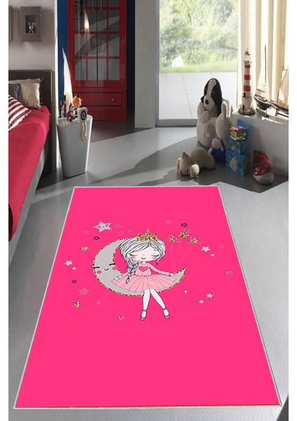 Desenli Renkli Dijital Baskı Yıkanabilir Kaymaz Taban Modern Çocuk Halısı ve Yolluk.