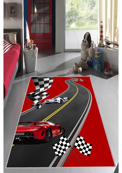 Desenli Renkli Dijital Baskı Yıkanabilir Kaymaz Taban Modern Çocuk Halısı ve Yolluk. fiyatları