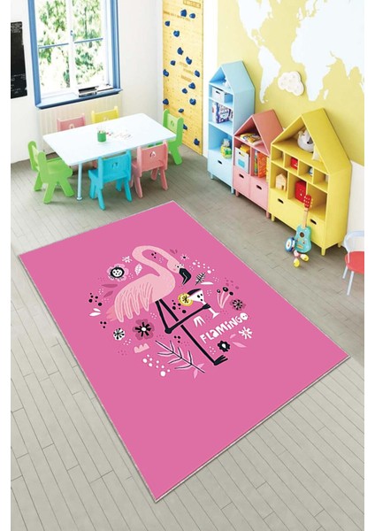 Desenli Renkli Dijital Baskı Yıkanabilir Kaymaz Taban Modern Çocuk Halısı ve Yolluk.