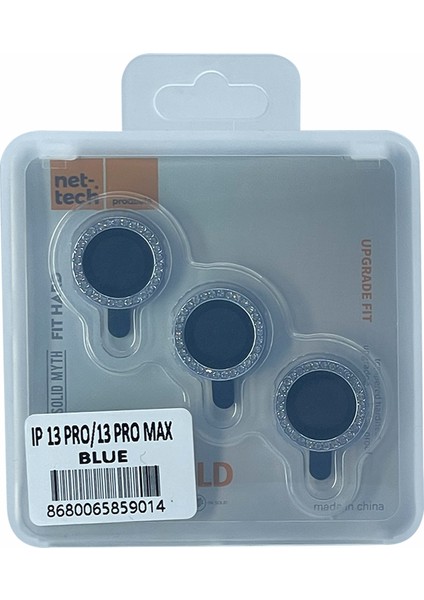 Apple iPhone 13 Pro Max Uyumlu Diamond Taşlı Model Kamera Cam Koruyucu