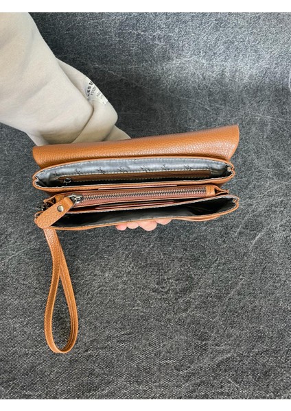 SL-312 Hakiki Deri Çok Işlevli Özel Portföy Kartlık Bölmeli El Çantası 22,5 Cm×13,5 cm Sanat Leather fiyatları