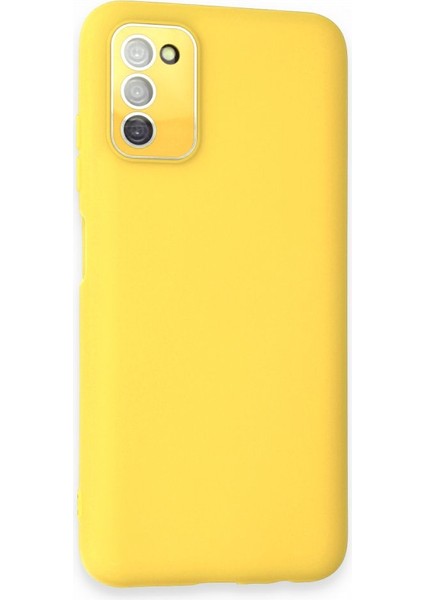 Samsung Galaxy A03S Uyumlu Nano Arka Koruma Kılıf - Sarı