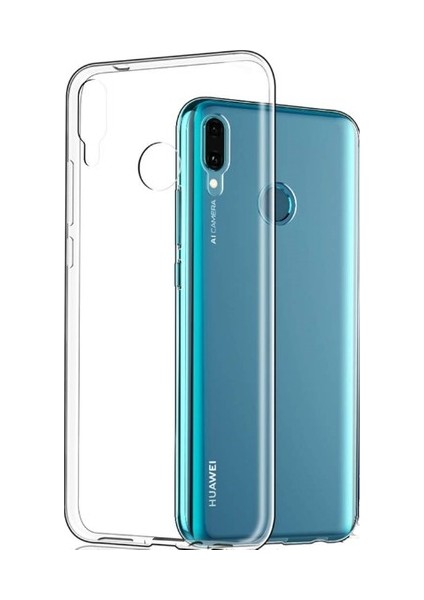 Huawei Y9 Prime 2019 Uyumlu Lüx Seri Kamera Korumalı Arka Koruma Kılıf - Şeffaf