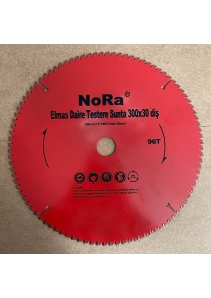 300MM Elmas Testere Sunta Kesici Mdf Kesme Testeresi 96DİŞ