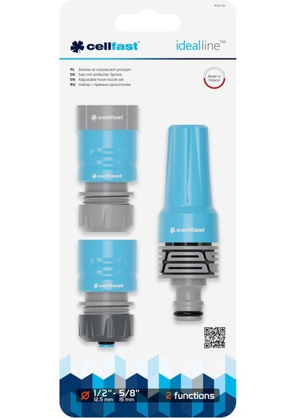 Ideal Ayarlanabilir Hortum Sulama Başlığı Seti