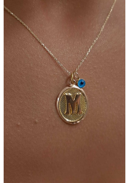 14 Ayar Altın Oval Harf Kolye fiyatları