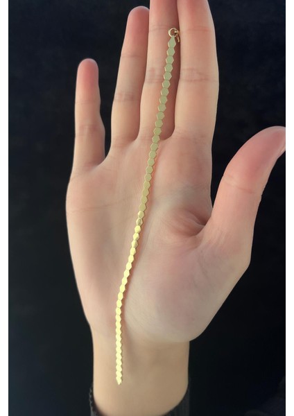 14 Ayar Altın Bal Peteği Bileklik modelleri