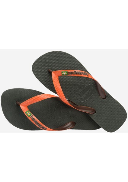 Parmak Arası Terlik Brasil Mix Mix Olive Green/sunset Orange fırsatları