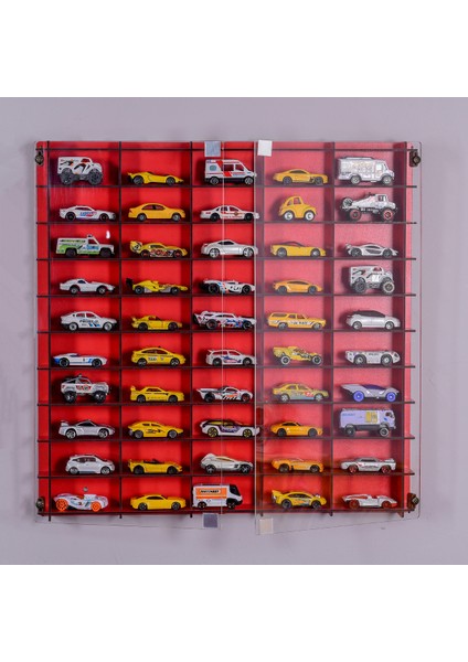 Klasik Pleksi Kapak 1/64 Matchbox Oyuncak Hobi Koleksiyon Model,akrilik Kapaklı Araba Rafı 50 cm 5