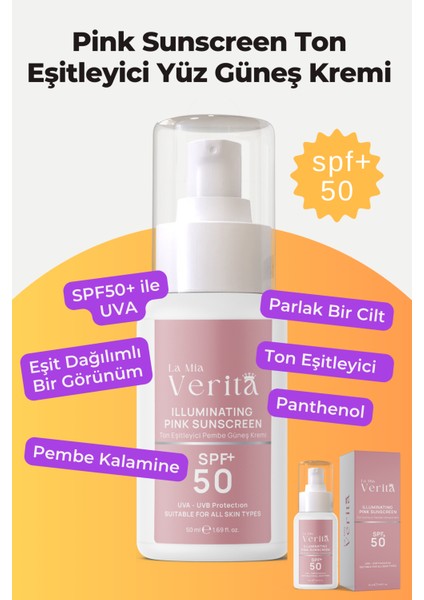 Pembe Yüz Güneş Koruyucu Krem Spf 50 50 Ml modelleri