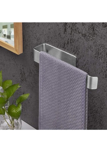 FH Design Home Paslanmaz Çelik Kağıt Havlu Askılığı ve 4 Adet Paslanmaz Çelik Inox Banyo Askısı