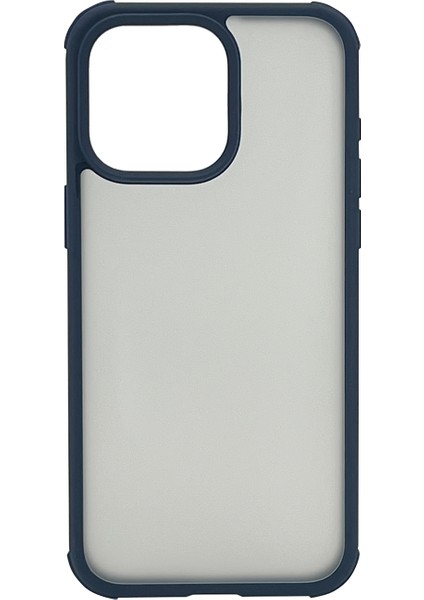 Apple iPhone 15 Pro Uyumlu Sunday Seri Arka Koruma Kılıf - Mavi