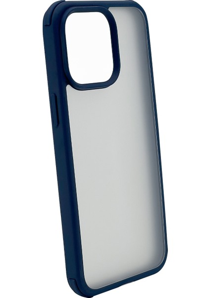 Apple iPhone 15 Pro Uyumlu Sunday Seri Arka Koruma Kılıf - Mavi