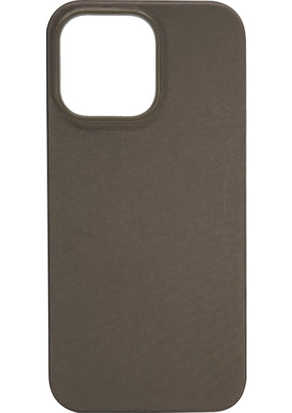 Apple iPhone 15 Pro Uyumlu NT-N014 Mikro Dokuma Magsafe Arka Koruma Kılıf - Natural