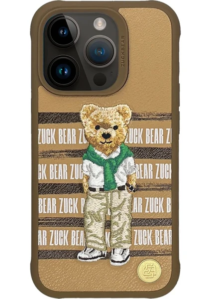 Zuck Bear Apple iPhone 15 Pro Uyumlu San Fransisco Arka Koruma Kılıf