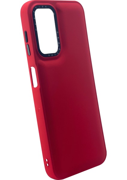 Samsung Galaxy A13 Uyumlu Casetify Buff Seri Arka Koruma Kılıf - Kırmızı