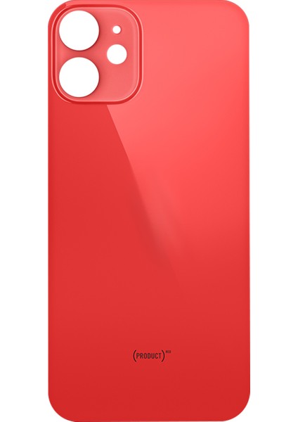 Nettech Teknonet Apple iPhone 12 Mini Uyumlu Geniş Kamera Camlı Batarya Kapağı