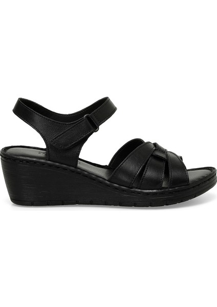 161886.Z4FX Siyah Kadın Comfort Sandalet