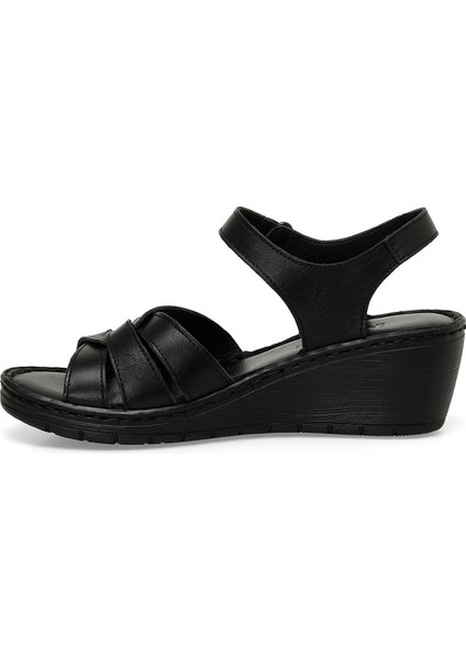 161886.Z4FX Siyah Kadın Comfort Sandalet