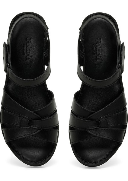 161886.Z4FX Siyah Kadın Comfort Sandalet