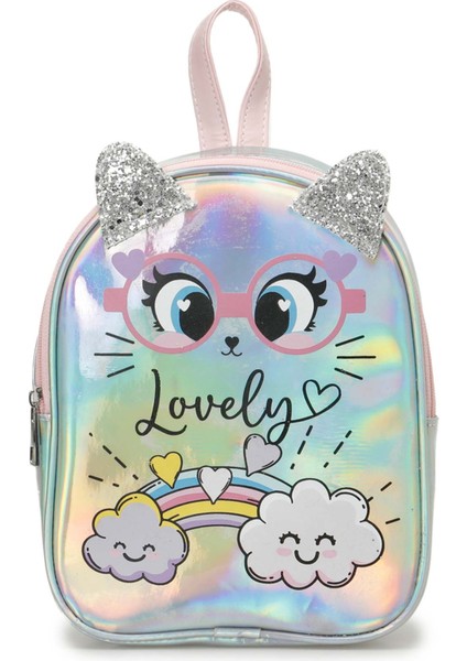 Hlg Kedı Sırt 3pr Grı Kız Çocuk Sırt Çantası