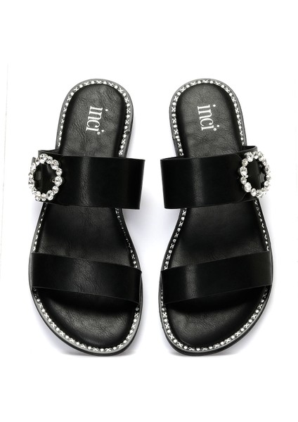 Incı Alexa 4fx Siyah Kadın Düz Terlik fırsatları