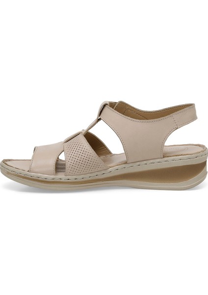 105126.Z4FX Bej Kadın Comfort Sandalet