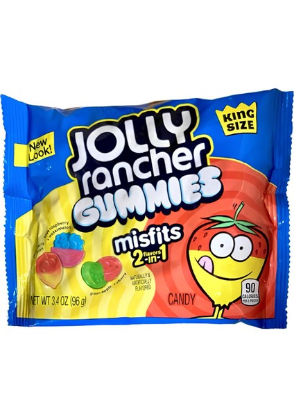 Jolly Rancher Misfits Gummies Candy 96G