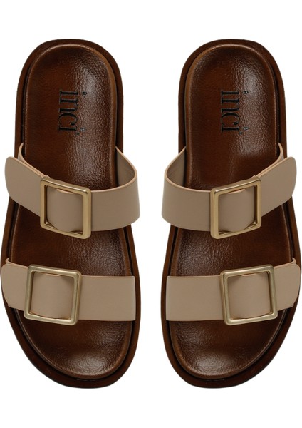 Incı Charles 4fx Kahverengi Kadın Terlik fırsatları