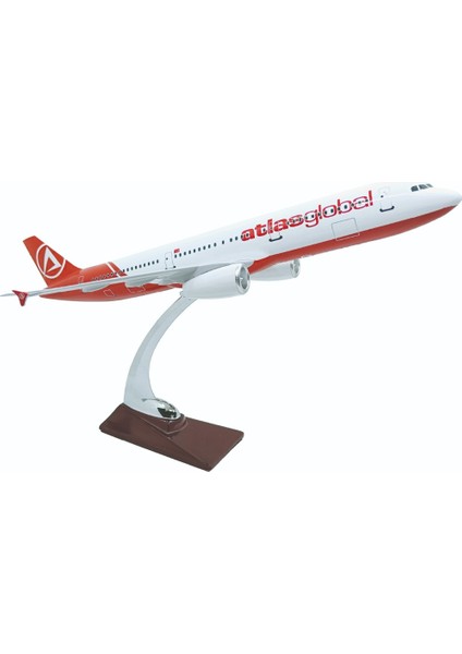 Atlasjet Maket Uçak Atlasjet Lisanslı - A321 200 Model Metal Uçak 34 cm