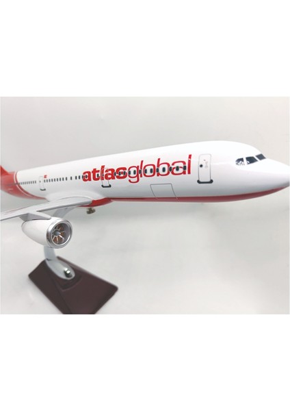 Atlasjet Maket Uçak Atlasjet Lisanslı - A321 200 Model Metal Uçak 34 cm