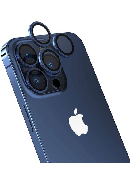 Apple iPhone 15 Pro Max Uyumlu Cl-15 Parmak Izi Bırakmayan Anti-Reflective Kamera Lens Koruyucu-