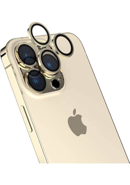 Apple iPhone 15 Pro Max Uyumlu Cl-15 Parmak Izi Bırakmayan Anti-Reflective Kamera Lens Koruyucu-