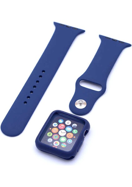 Watch 42MM Uyumlu 3 In 1 Klasik Kordon Zore Pembe