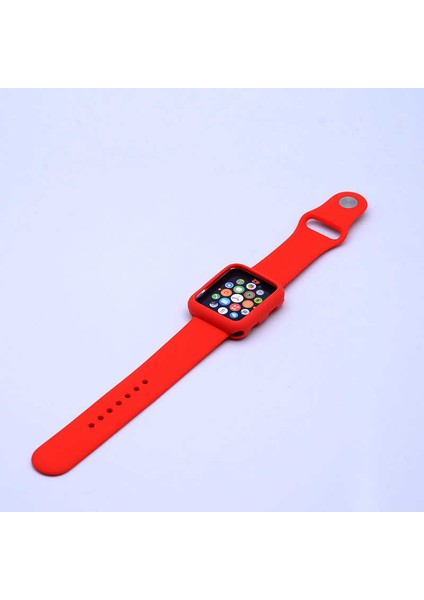 Watch 42MM Uyumlu 3 In 1 Klasik Kordon Zore Pembe