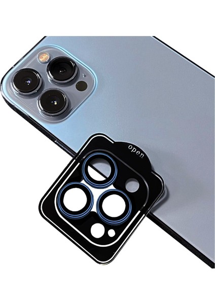 Apple iPhone 11 Pro Max Uyumlu Cl-11 Safir Parmak Izi Bırakmayan Anti-Reflective Kamera Lens Kor