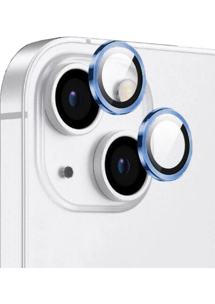 Apple iPhone 13 Uyumlu Cl-12 Premium Safir Parmak Izi Bırakmayan Anti-Reflective Kamera Lens Kor