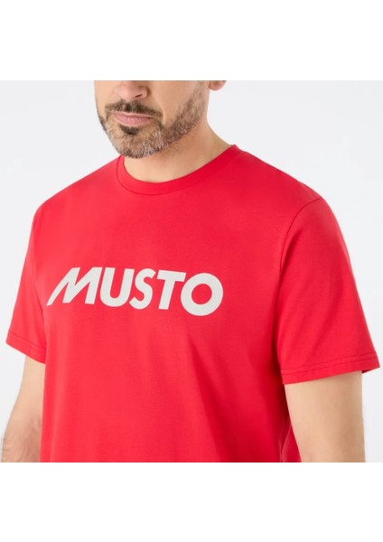 M Musto Logo Erkek T-Shırt