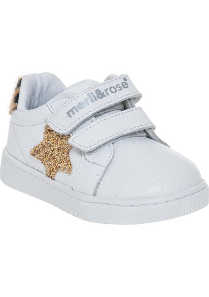 Star Sneaker | Beyaz-Leopar-Gold