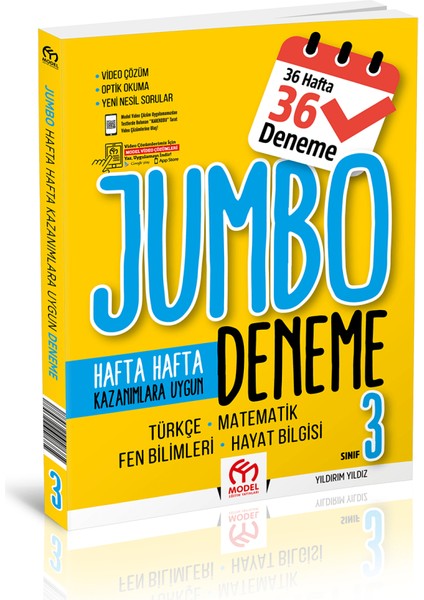 3. Sınıf Jumbo Tüm Dersler Deneme