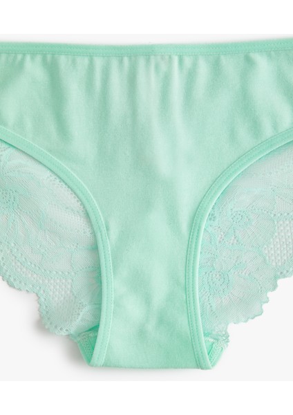 Brief Dantelli Külot Fitilli Pamuklu modelleri