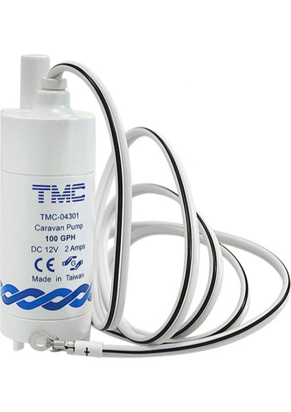 Transfer Pompası 12V Su+Mazot Için Çap: 3/8 (10MM)
