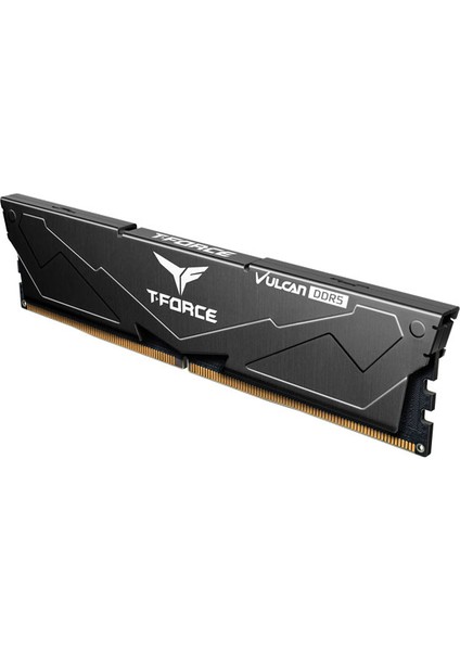 T-Force Vulcan Black 32GB(2X16GB) 5600MHZ Ddr5 Gaming Ram CL32 (FLBD532G5600HC32DC01)