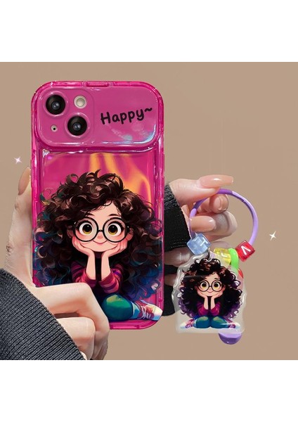 iPhone 13 Pro Max Darbeye Dayanıklı Ayna Telefon Kılıfı Sarkıtlı (Yurt Dışından)