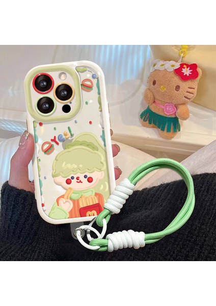 iPhone 14 Kordonlu Darbeye Dayanıklı Telefon Kılıfı (Yurt Dışından)