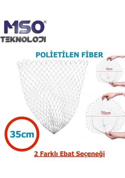 Olta Balıkçılık VIP Kalite Polietilen Fiber Kepçe File
