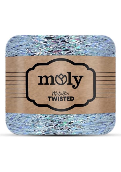 Twisted Metalik Kağıt Ip 460 Gri 250 Gram